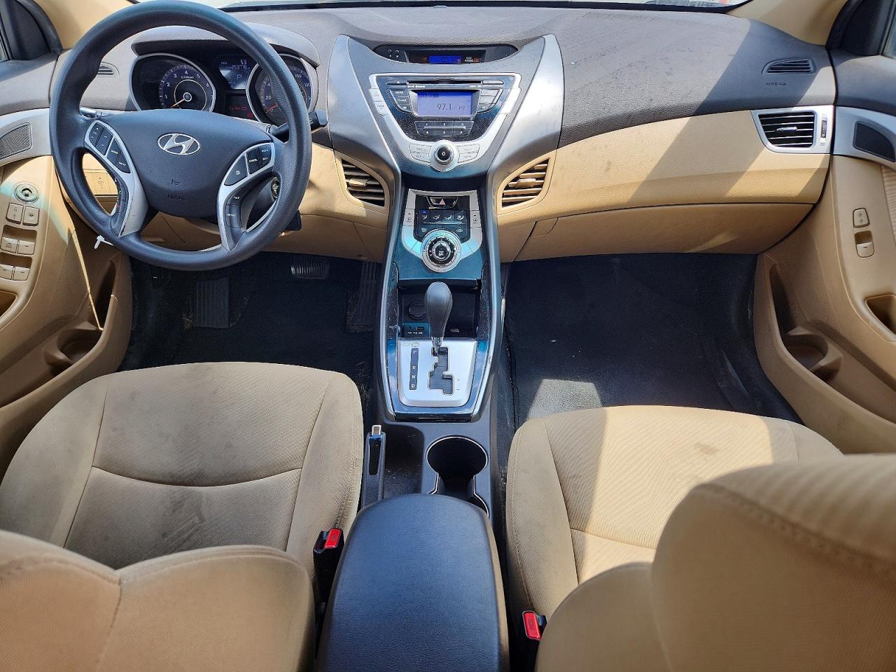 2012 Hyundai Elantra Gls Turquoise vin: KMHDH4AEXCU466281
