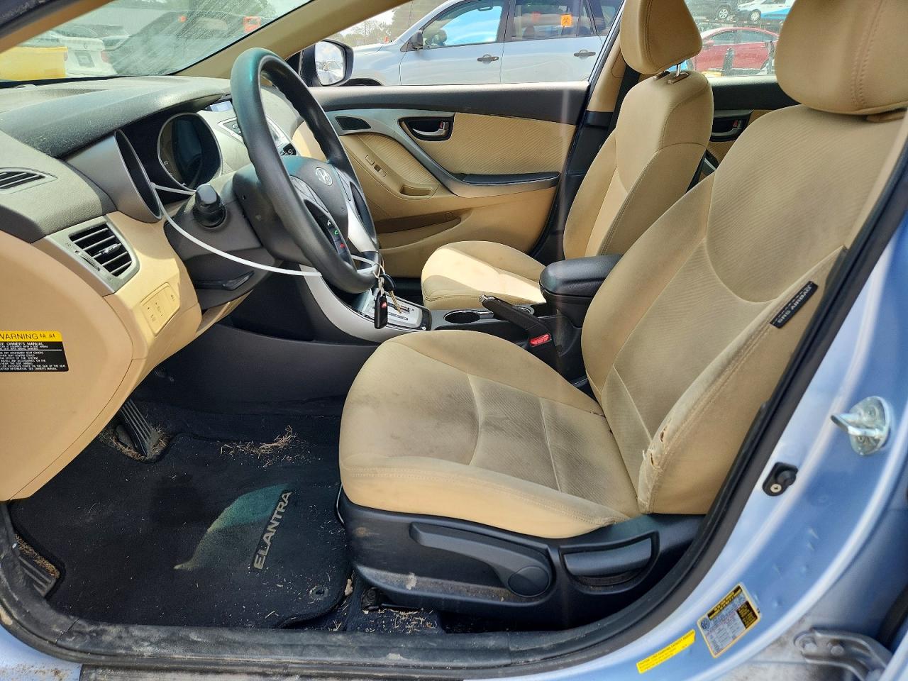 2012 Hyundai Elantra Gls Turquoise vin: KMHDH4AEXCU466281