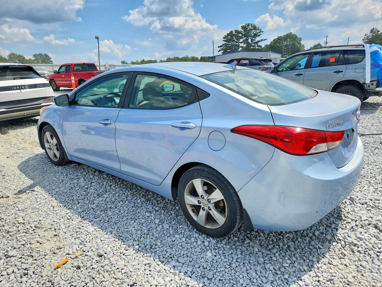 2012 Hyundai Elantra Gls Turquoise vin: KMHDH4AEXCU466281