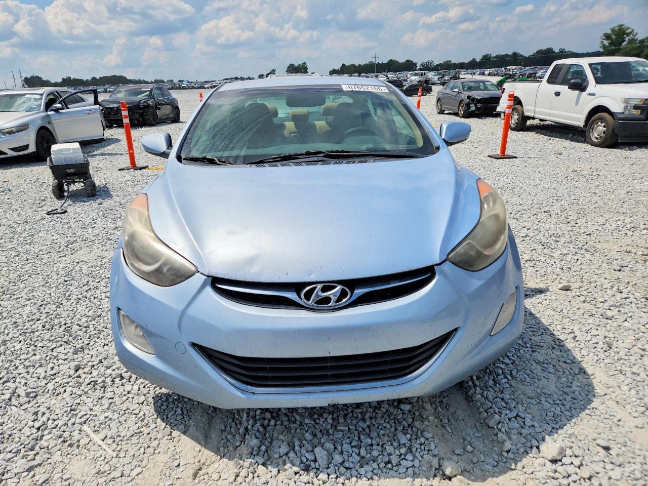 2012 Hyundai Elantra Gls Turquoise vin: KMHDH4AEXCU466281