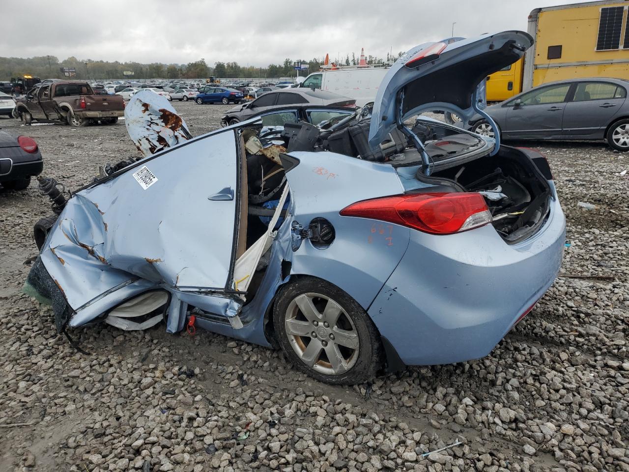2012 Hyundai Elantra Gls Blue vin: KMHDH4AEXCU469245