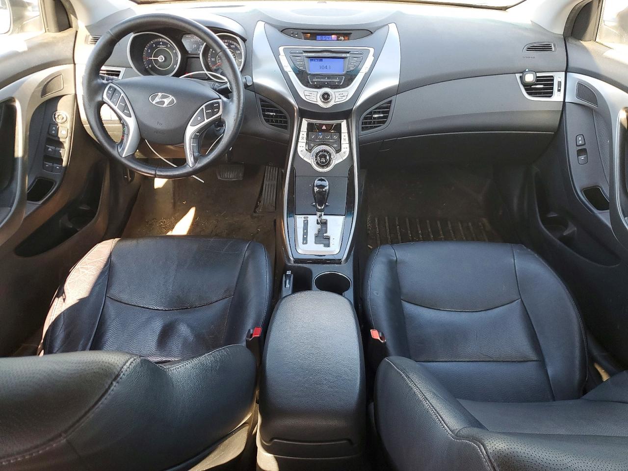 2012 Hyundai Elantra Limited Silver vin: KMHDH4AEXCU479595
