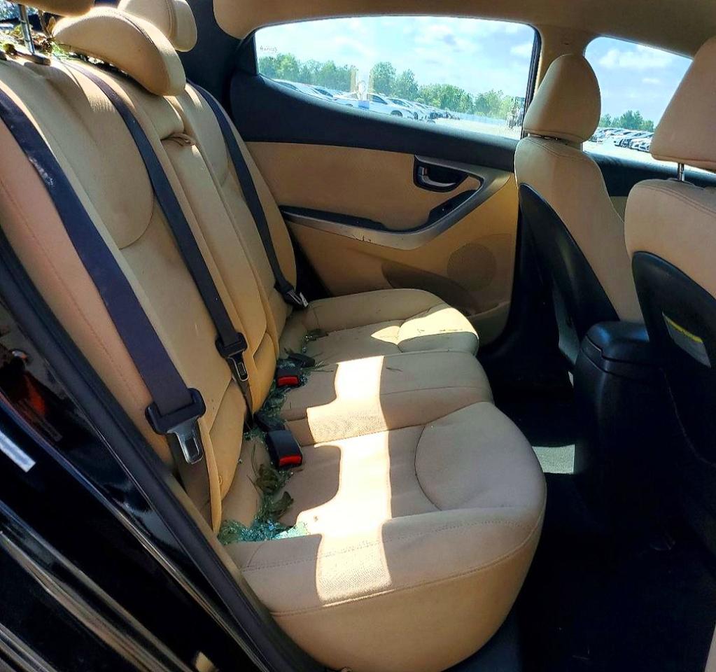 2013 Hyundai Elantra Gls Черный vin: KMHDH4AEXDU494888