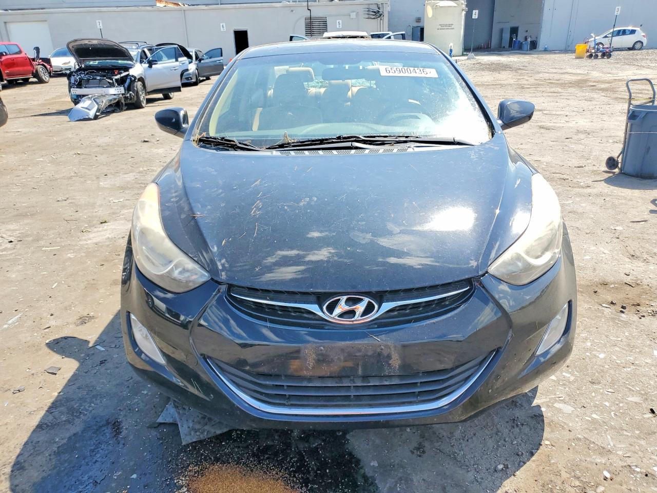 2013 Hyundai Elantra Gls Черный vin: KMHDH4AEXDU494888