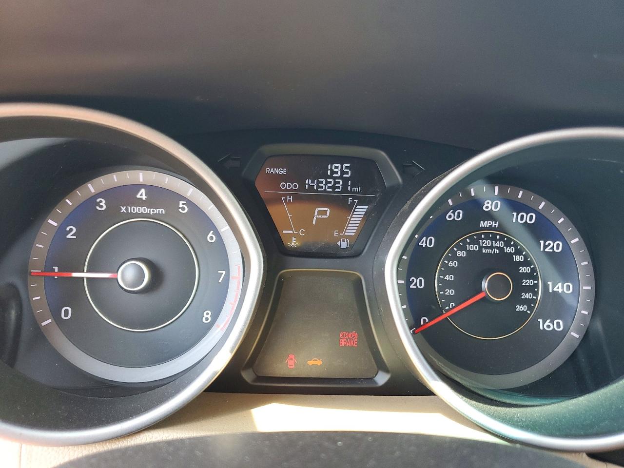 2013 Hyundai Elantra Gls Черный vin: KMHDH4AEXDU494888