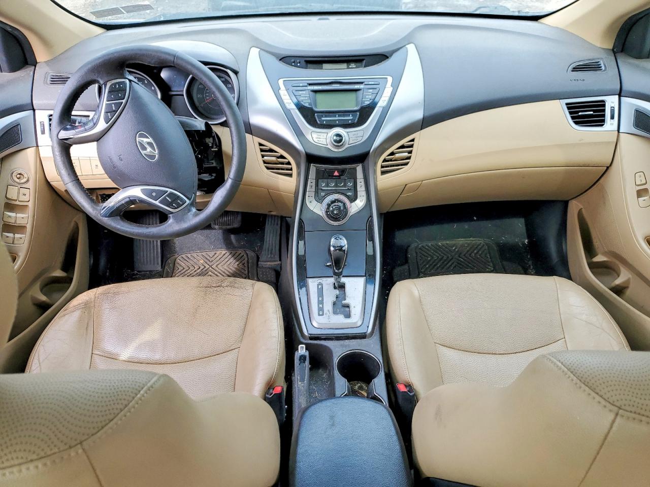 2013 Hyundai Elantra Limited Blue vin: KMHDH4AEXDU520941