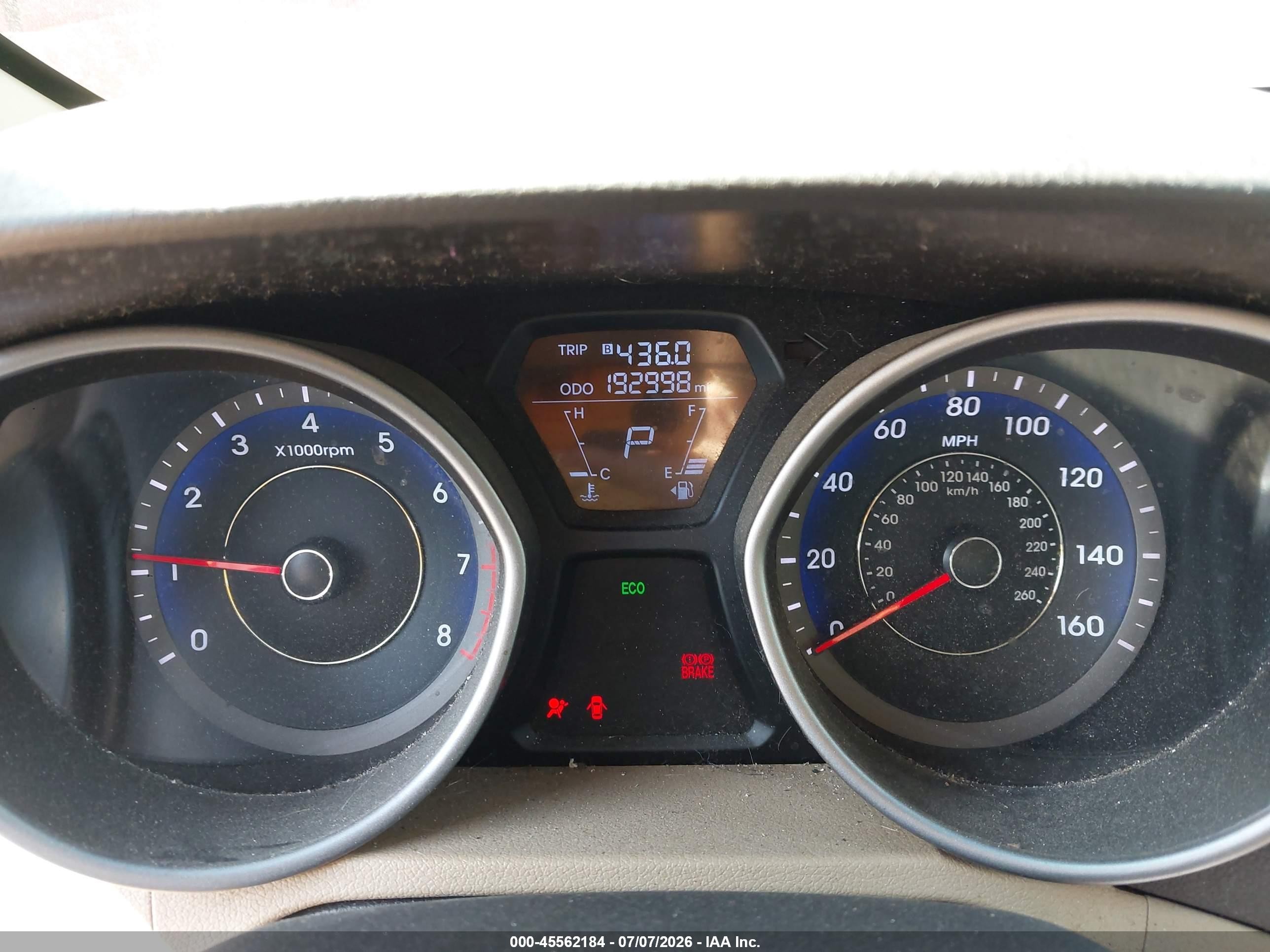 2013 Hyundai Elantra Gls/limited Синий vin: KMHDH4AEXDU522351