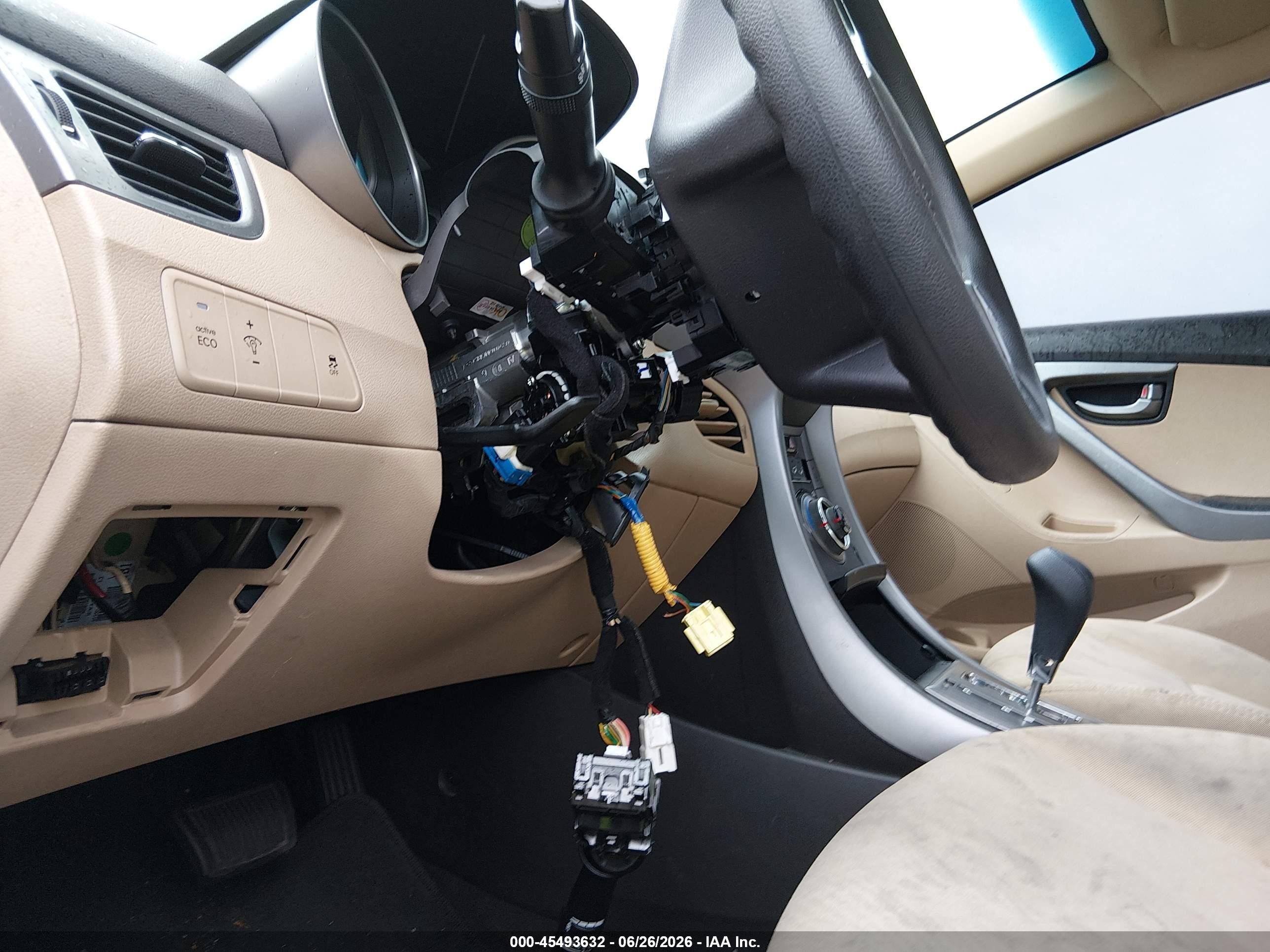 2013 Hyundai Elantra Gls Синий vin: KMHDH4AEXDU542051