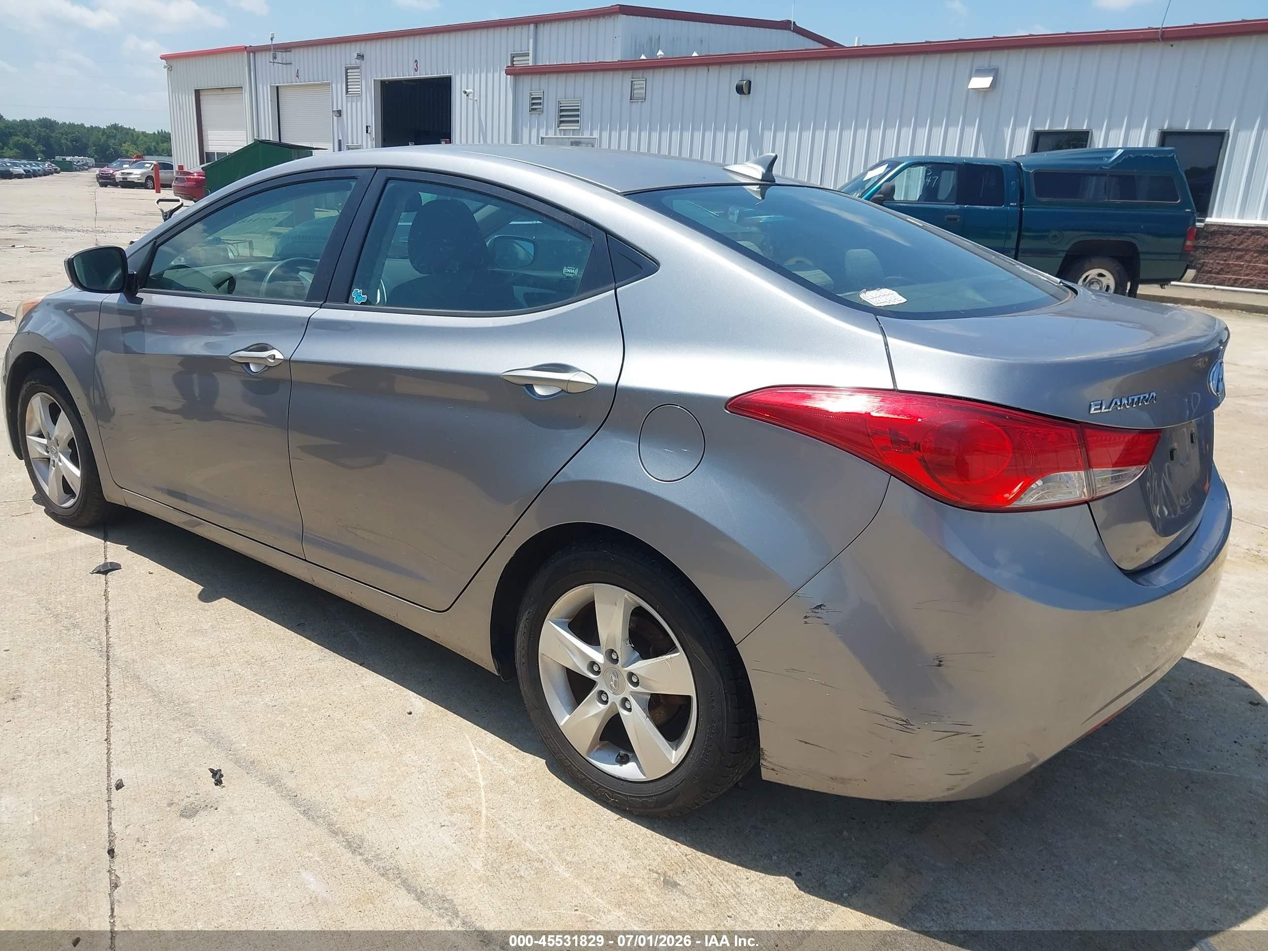 2013 Hyundai Elantra Gls Серый vin: KMHDH4AEXDU631649