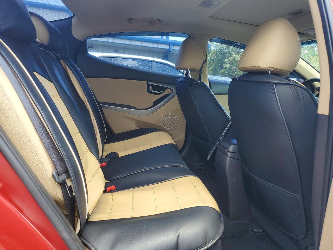 2013 Hyundai Elantra Limited Burgundy vin: KMHDH4AEXDU639007