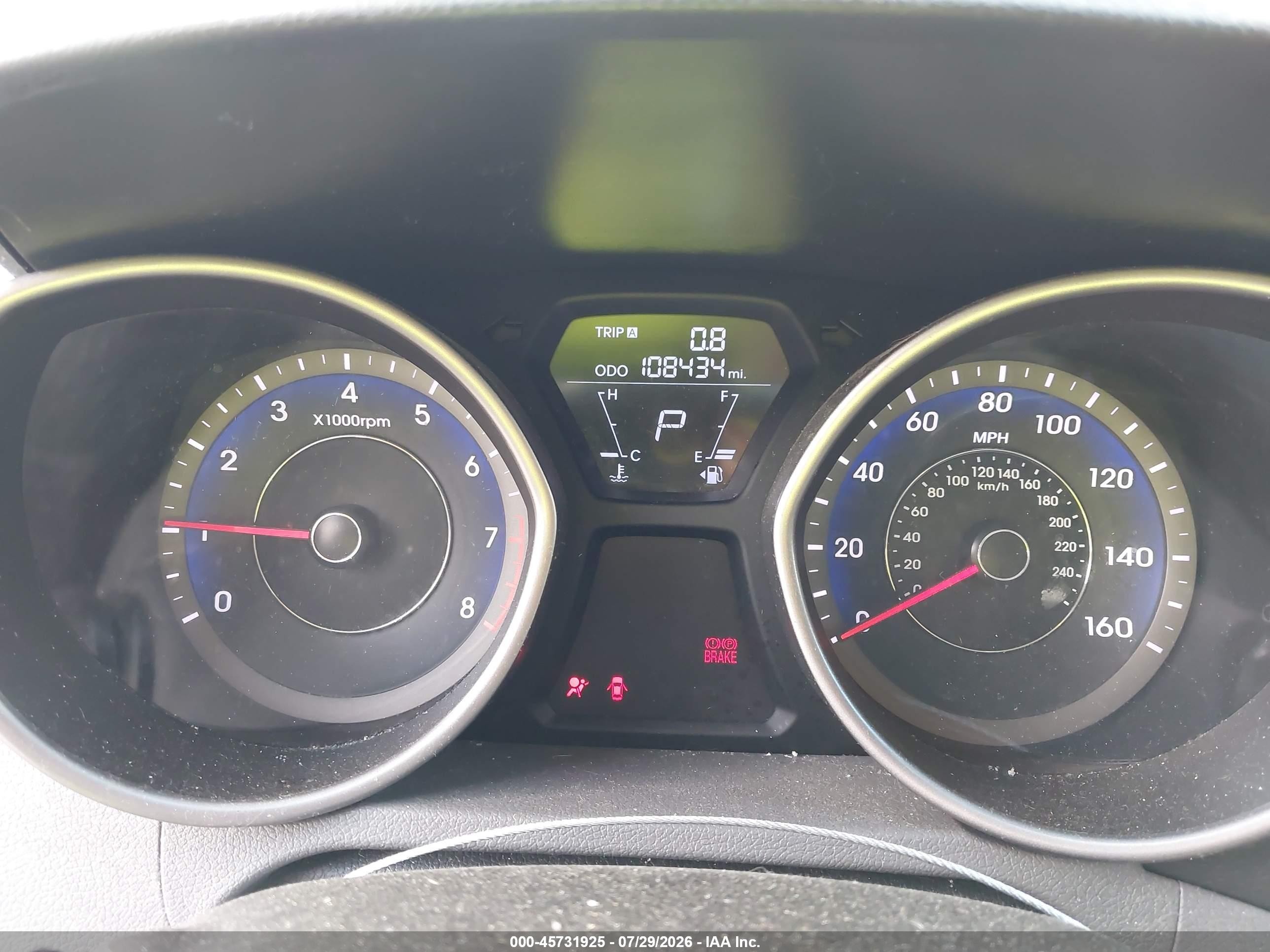 2013 Hyundai Elantra Gls Silver vin: KMHDH4AEXDU668149