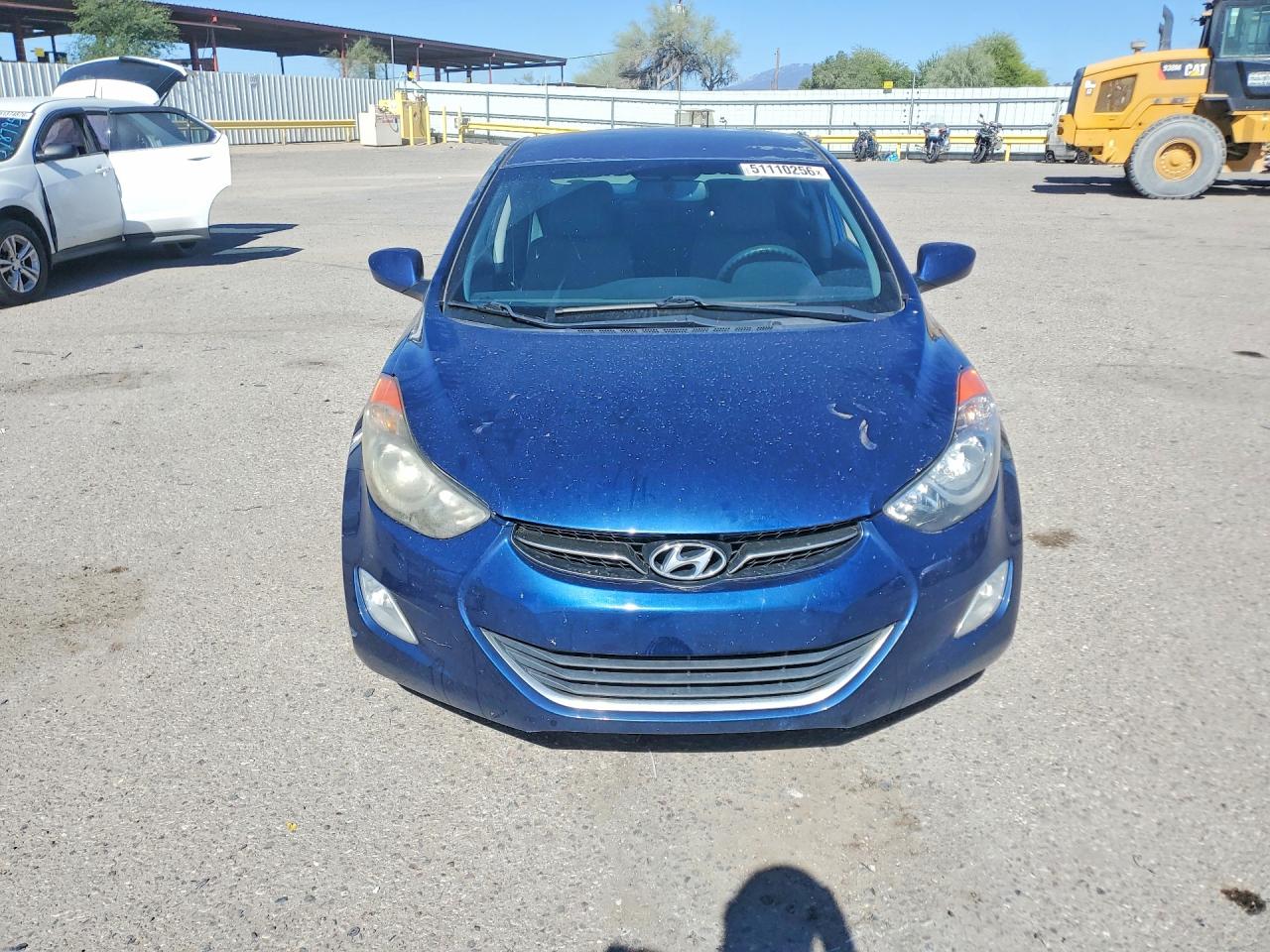 2013 Hyundai Elantra Gls Blue vin: KMHDH4AEXDU685016