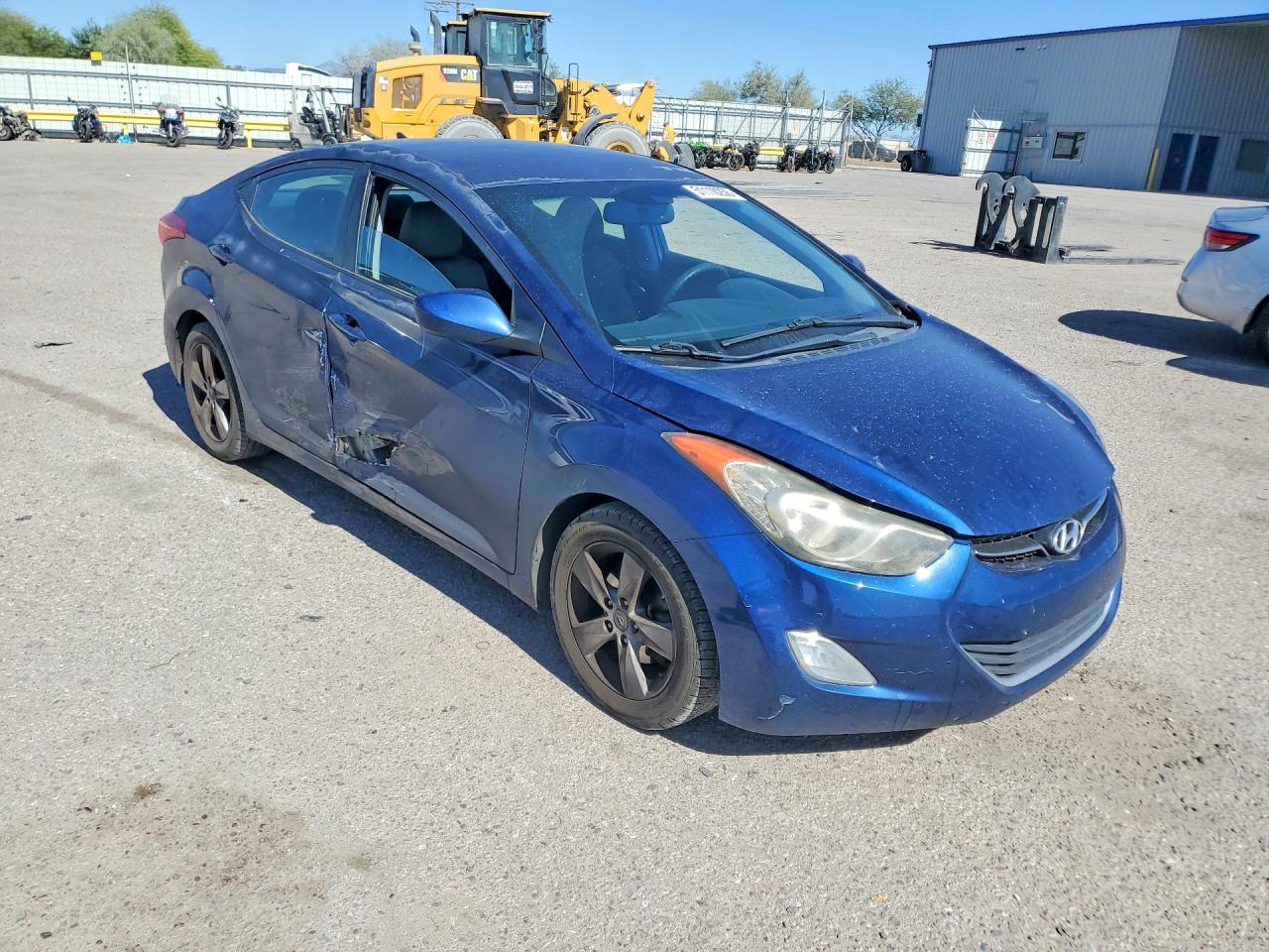 2013 Hyundai Elantra Gls Blue vin: KMHDH4AEXDU685016