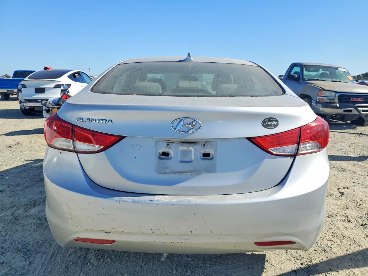 2013 Hyundai Elantra Gls Silver vin: KMHDH4AEXDU693925