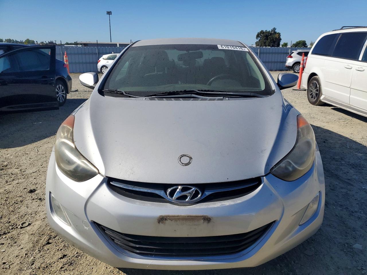 2013 Hyundai Elantra Gls Silver vin: KMHDH4AEXDU693925