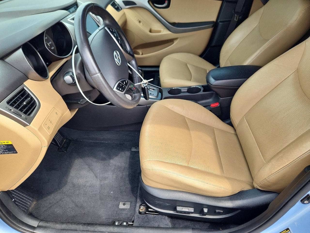 2013 Hyundai Elantra Limited Blue vin: KMHDH4AEXDU716250
