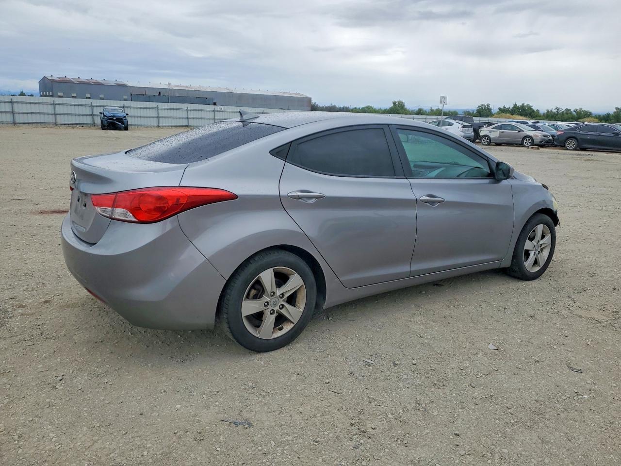 2013 Hyundai Elantra Gls Gray vin: KMHDH4AEXDU720167