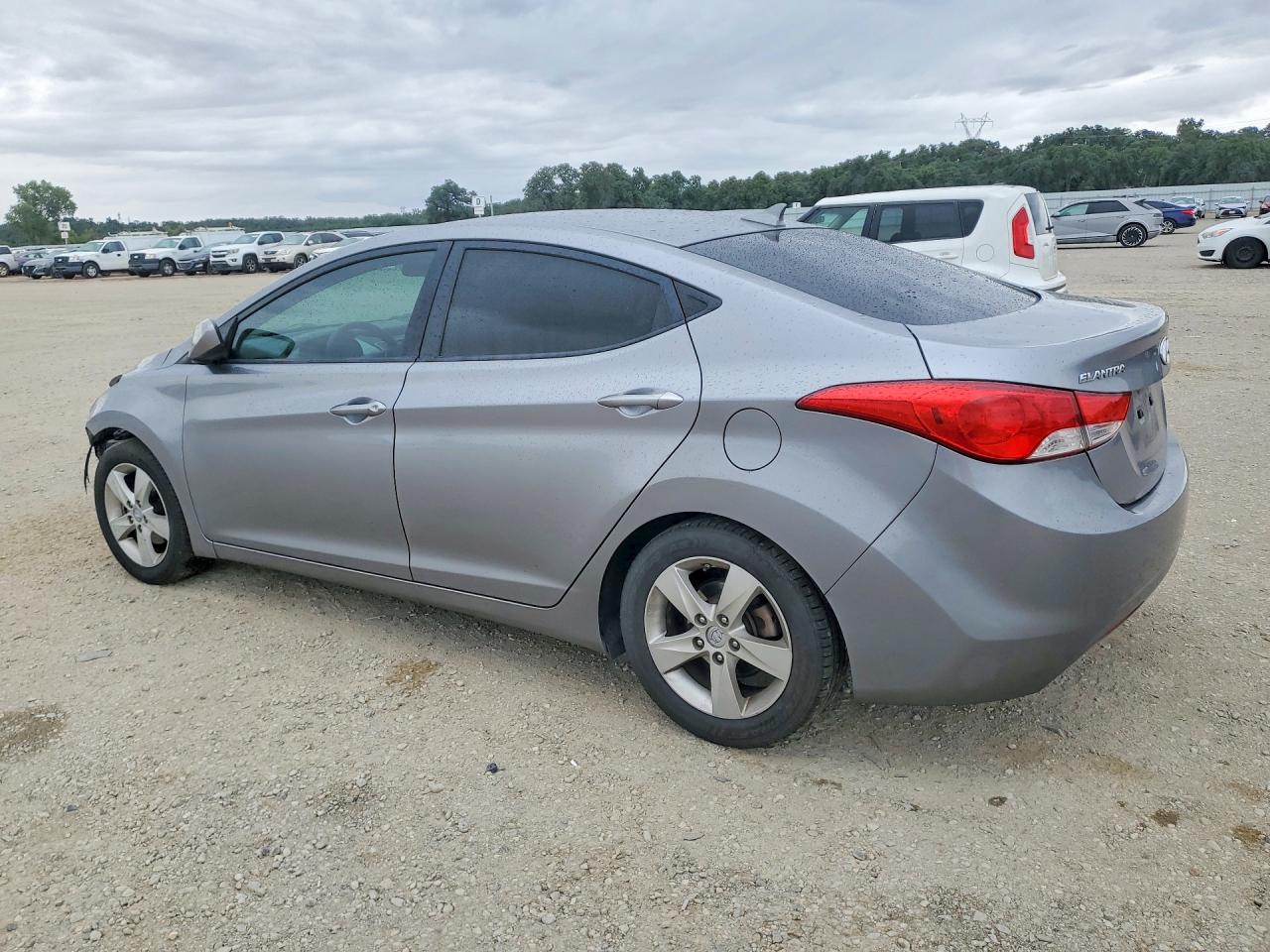 2013 Hyundai Elantra Gls Gray vin: KMHDH4AEXDU720167