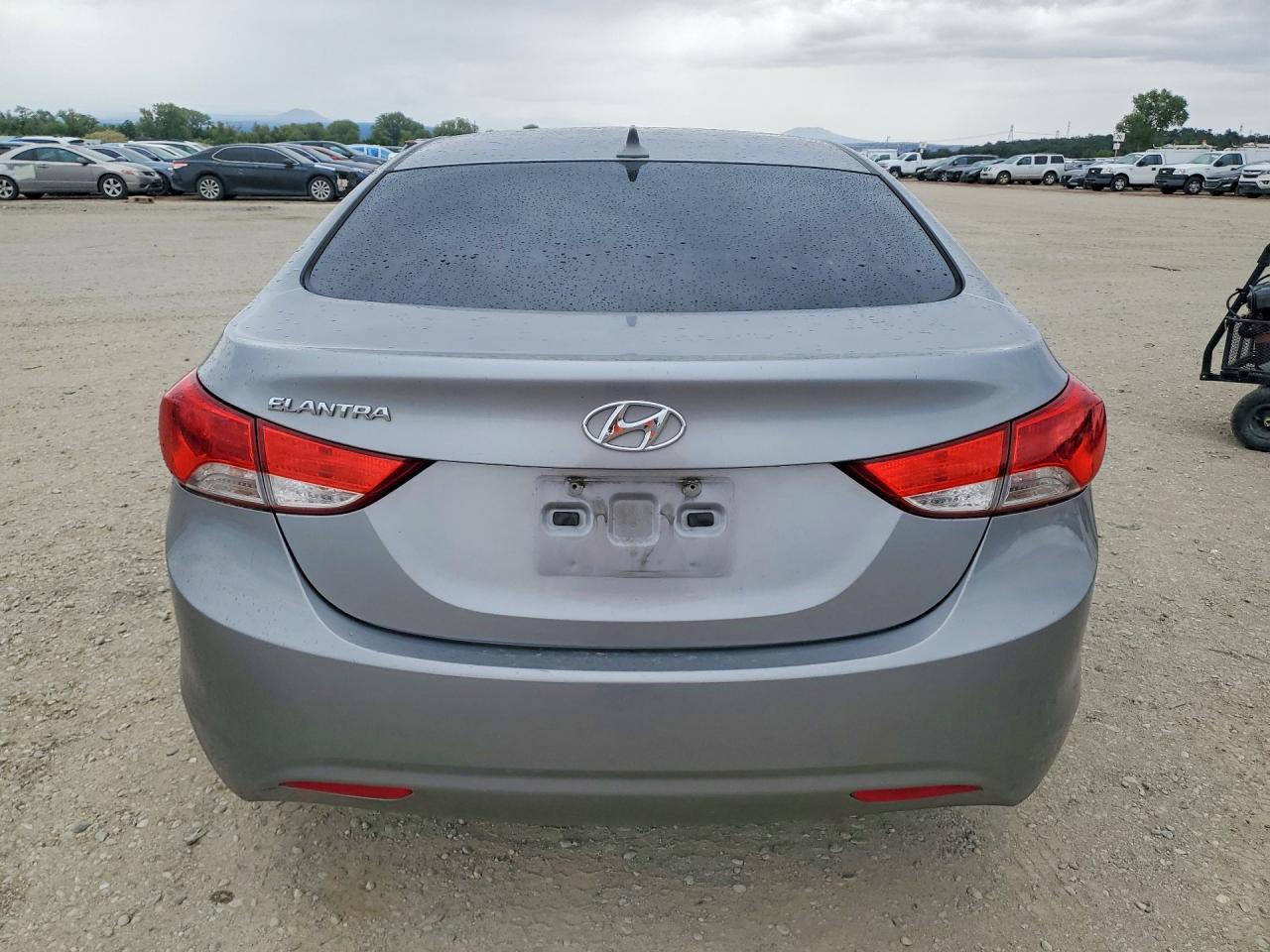 2013 Hyundai Elantra Gls Gray vin: KMHDH4AEXDU720167
