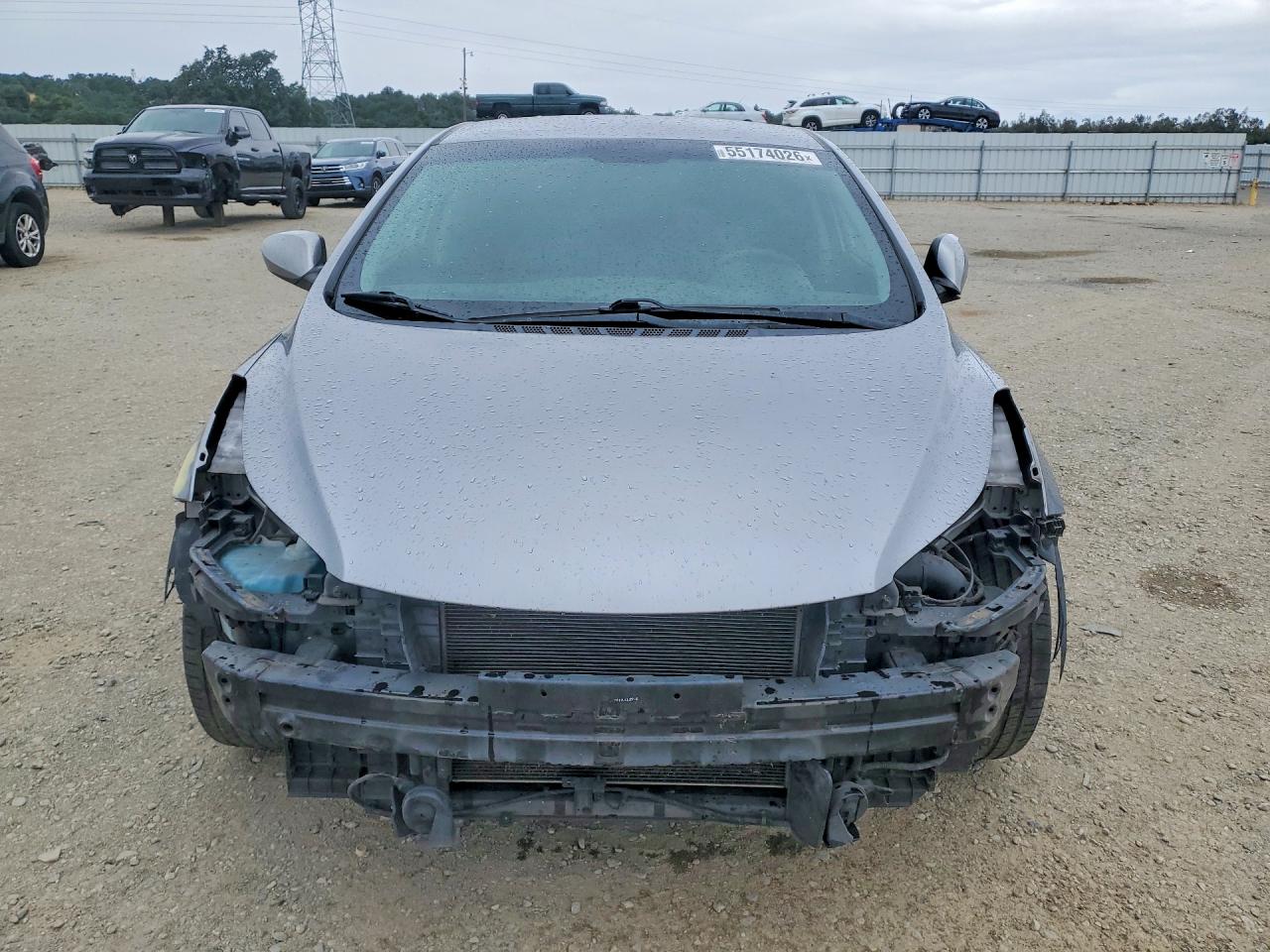 2013 Hyundai Elantra Gls Gray vin: KMHDH4AEXDU720167