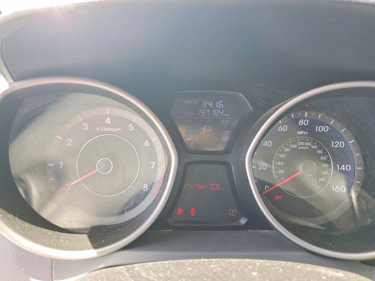 2013 Hyundai Elantra Gls Серебряный vin: KMHDH4AEXDU781292