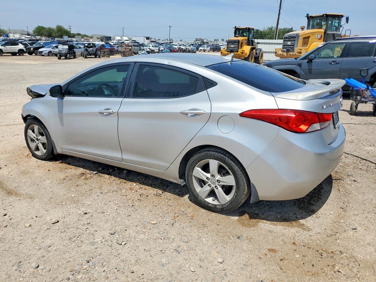 2013 Hyundai Elantra Gls Серебряный vin: KMHDH4AEXDU781292