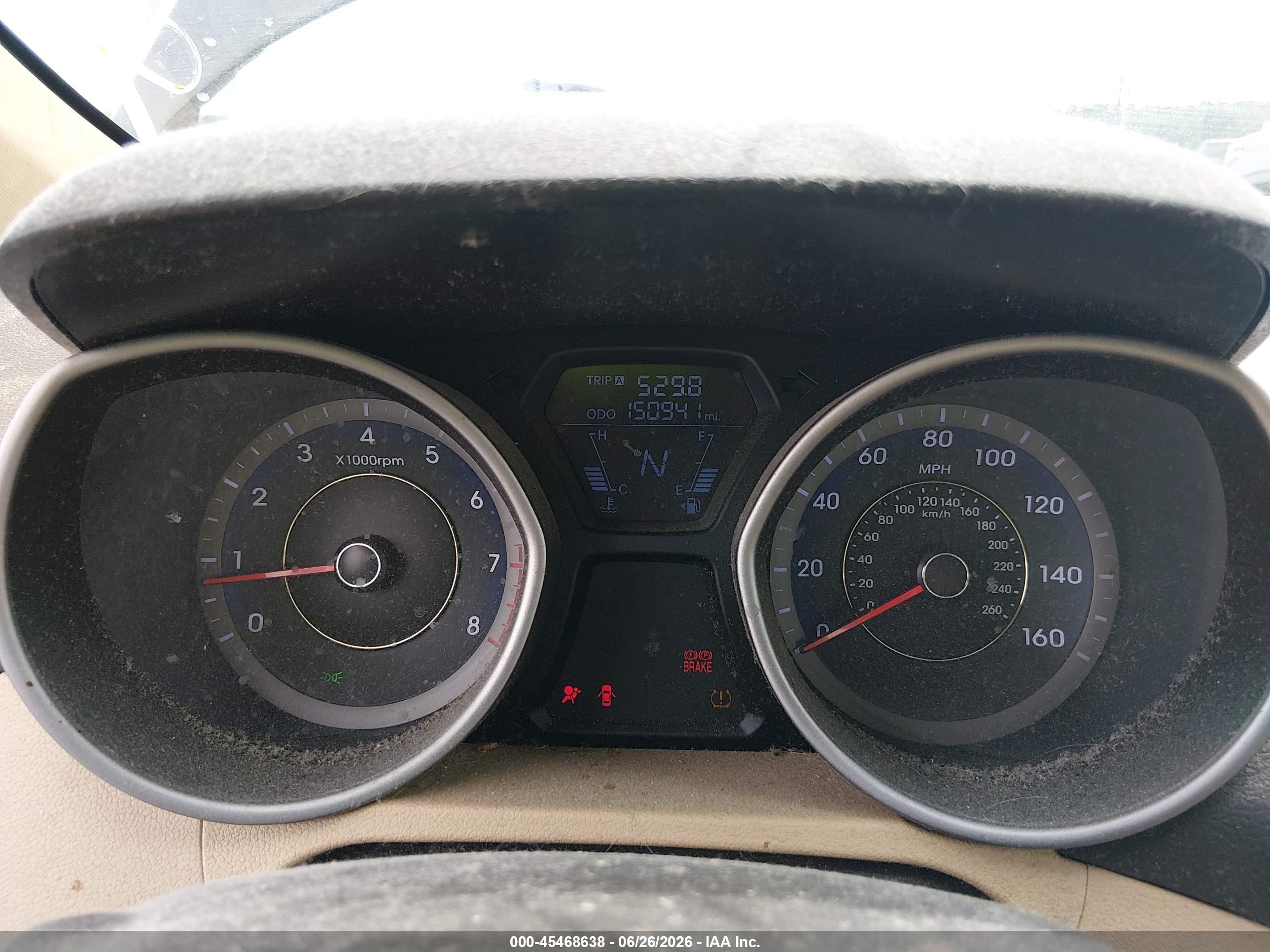2013 Hyundai Elantra Gls Black vin: KMHDH4AEXDU794074