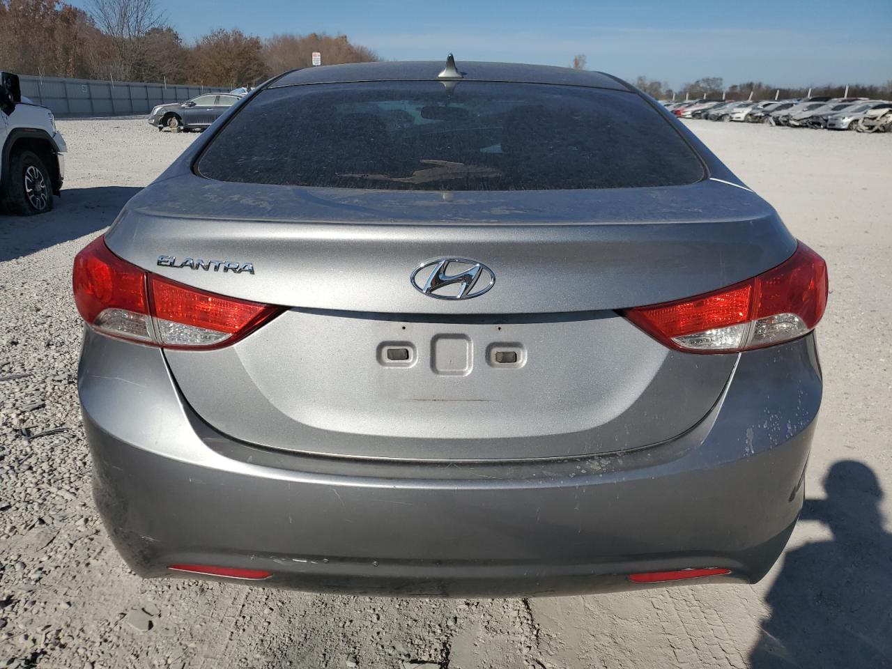 2013 Hyundai Elantra Gls Gray vin: KMHDH4AEXDU808748
