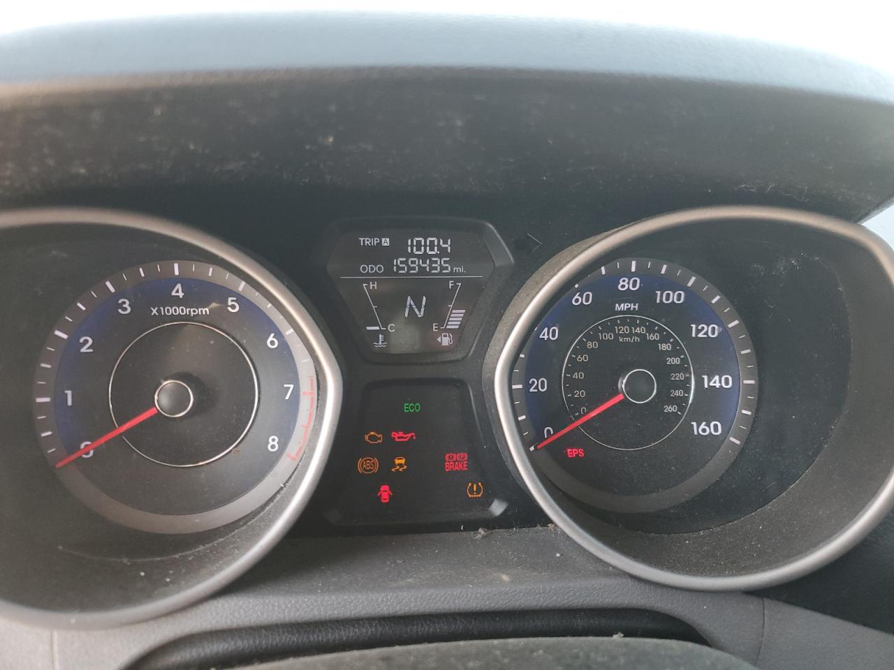 2013 Hyundai Elantra Gls Gray vin: KMHDH4AEXDU808748