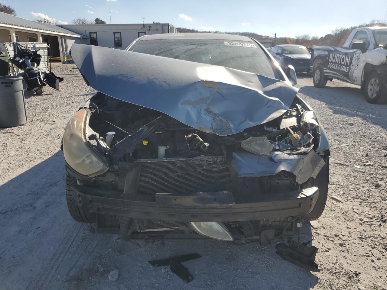2013 Hyundai Elantra Gls Gray vin: KMHDH4AEXDU808748