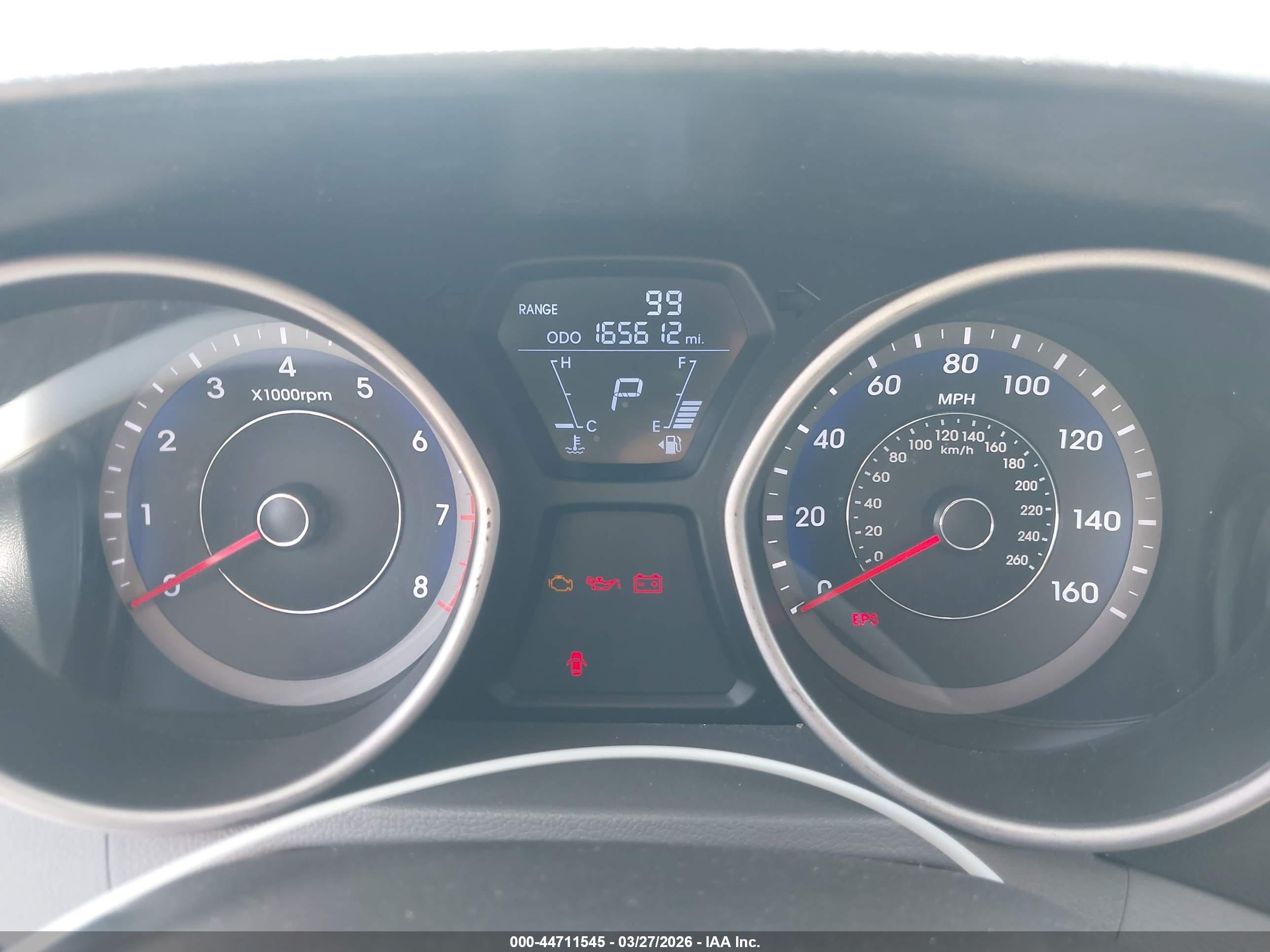 2013 Hyundai Elantra Gls Black vin: KMHDH4AEXDU843824