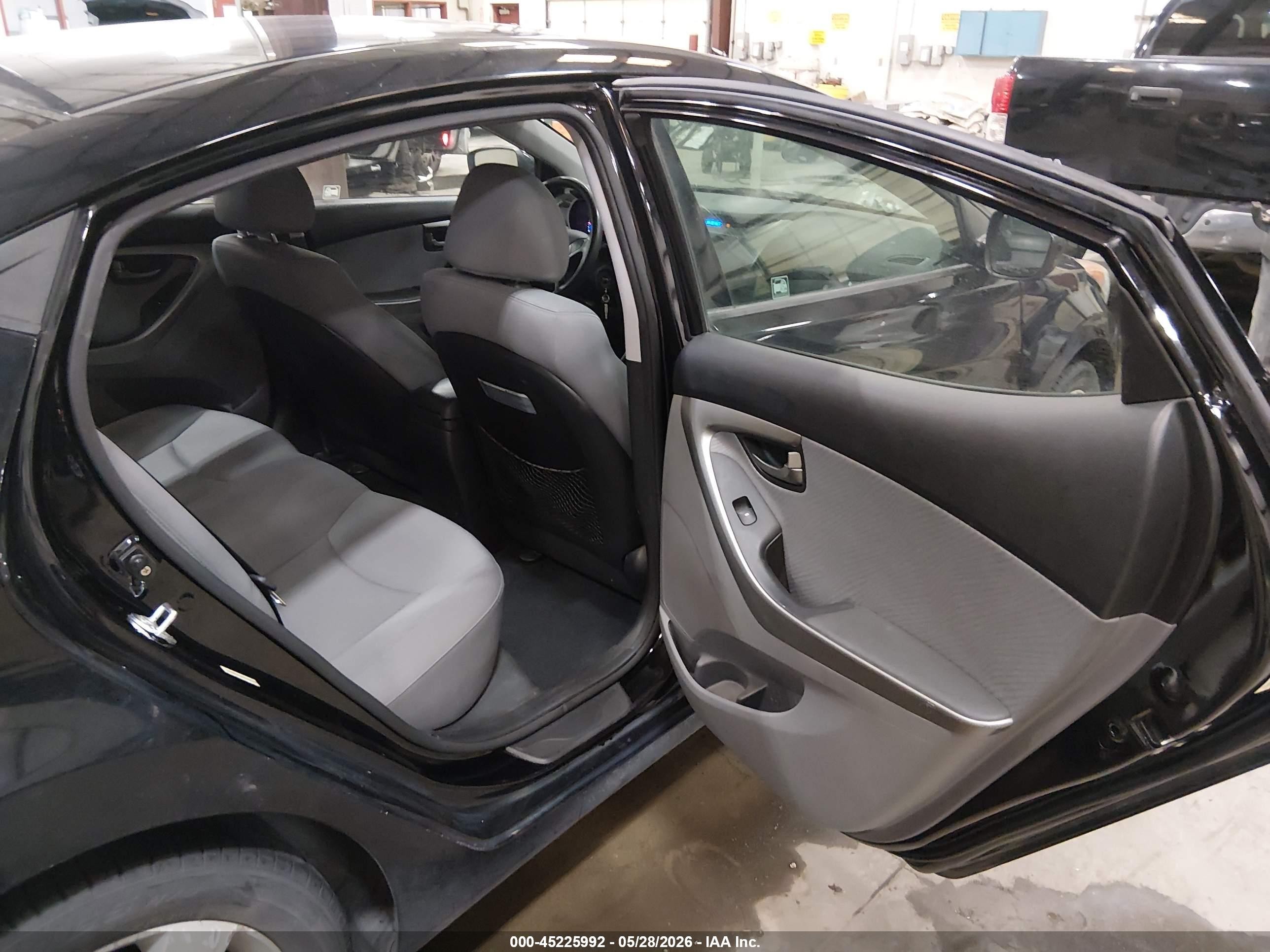 2013 Hyundai Elantra Gls Black vin: KMHDH4AEXDU889783