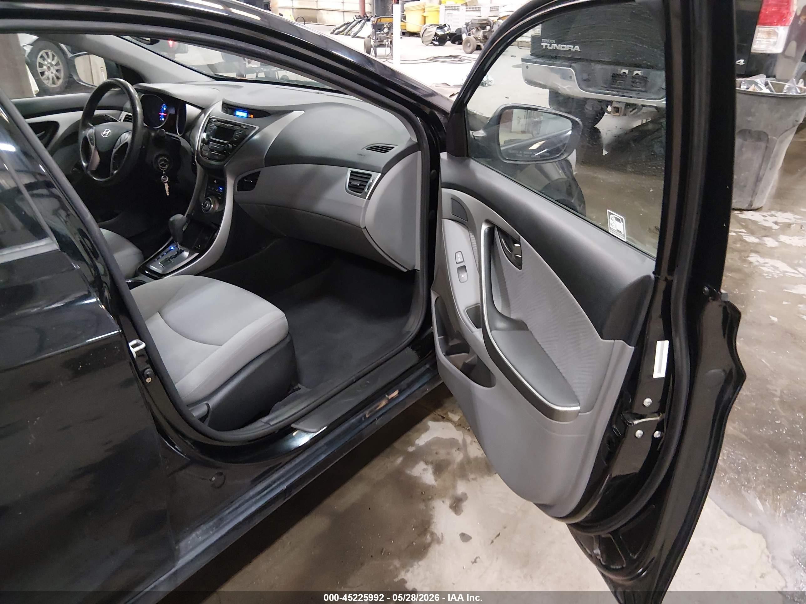 2013 Hyundai Elantra Gls Black vin: KMHDH4AEXDU889783