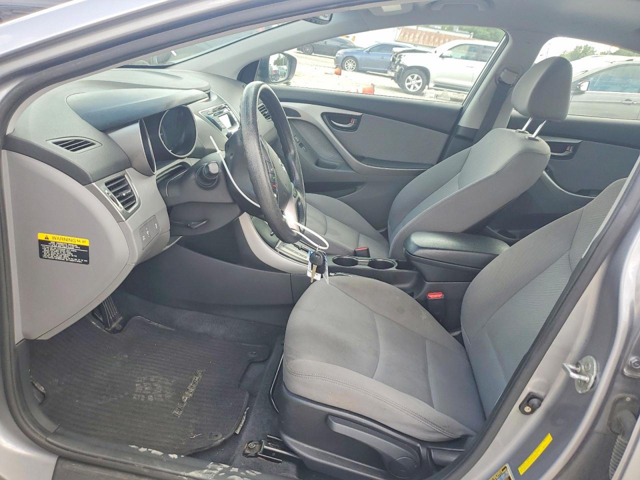 2013 Hyundai Elantra Gls Gray vin: KMHDH4AEXDU895518