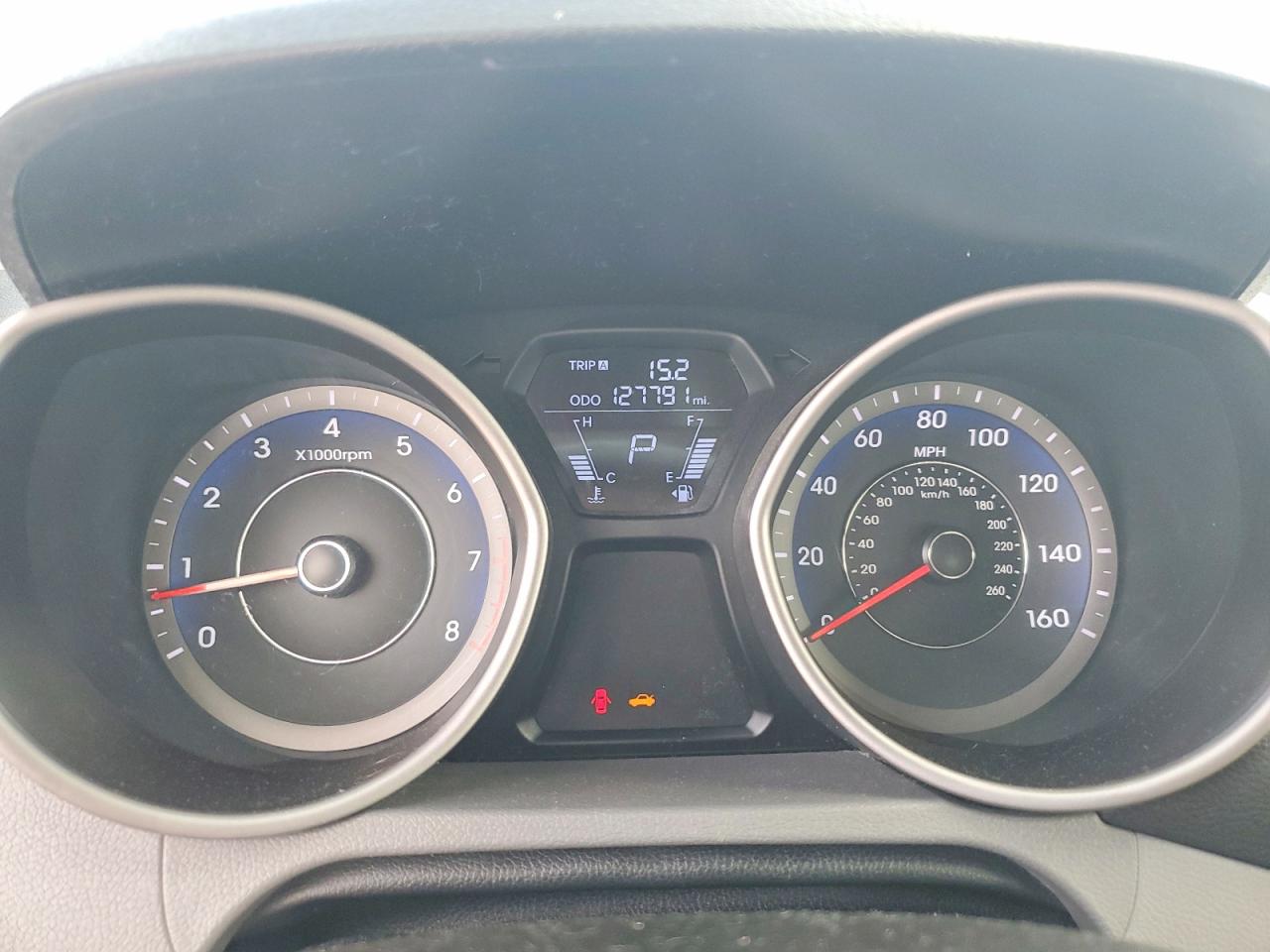 2013 Hyundai Elantra Gls Gray vin: KMHDH4AEXDU895518