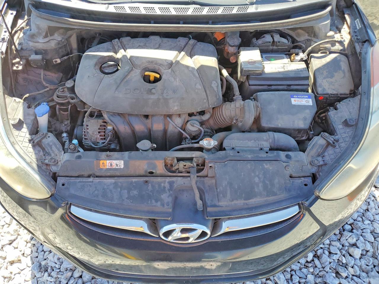 2013 Hyundai Elantra Limited Black vin: KMHDH4AEXDU914696