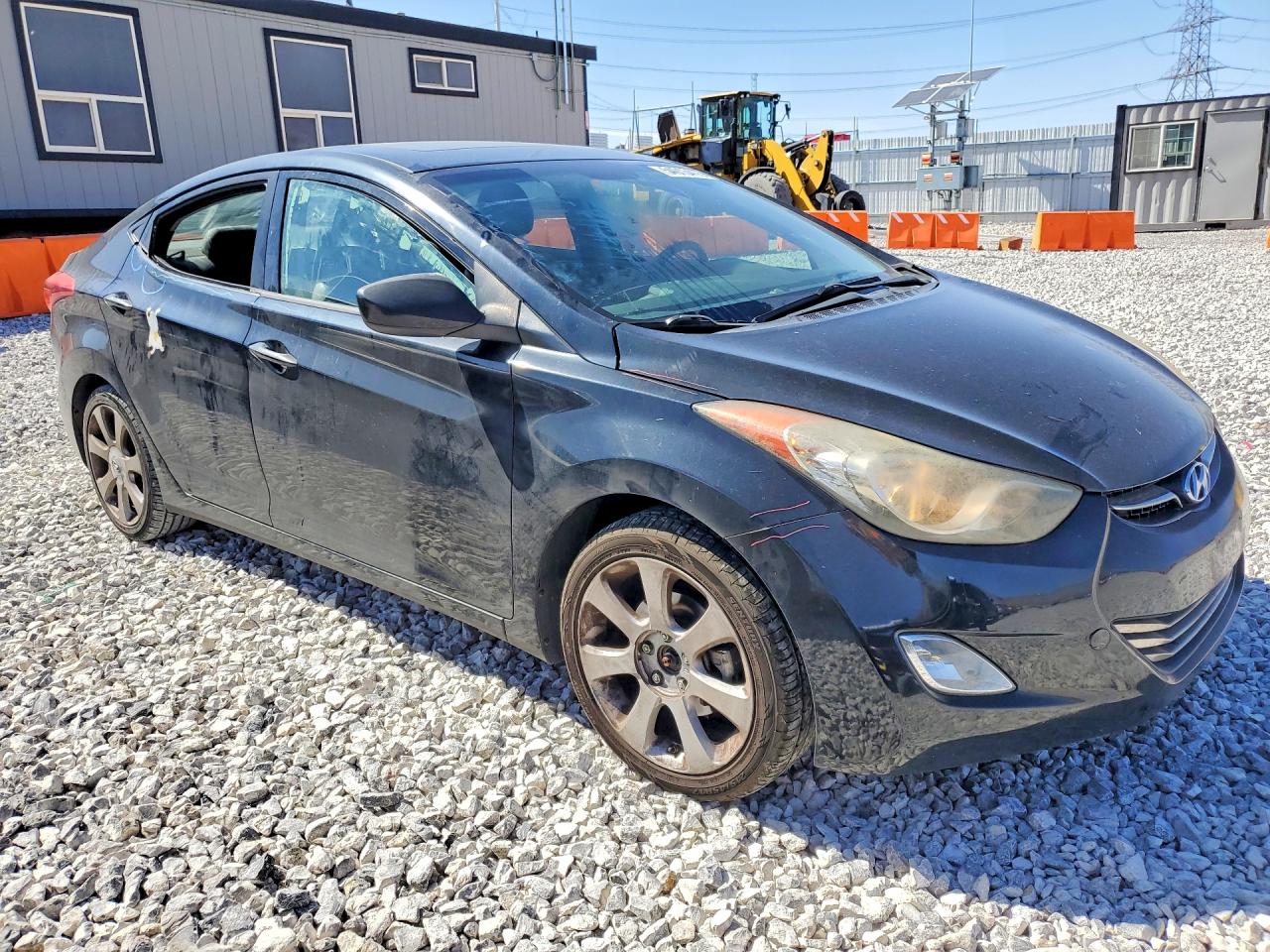 2013 Hyundai Elantra Limited Black vin: KMHDH4AEXDU914696