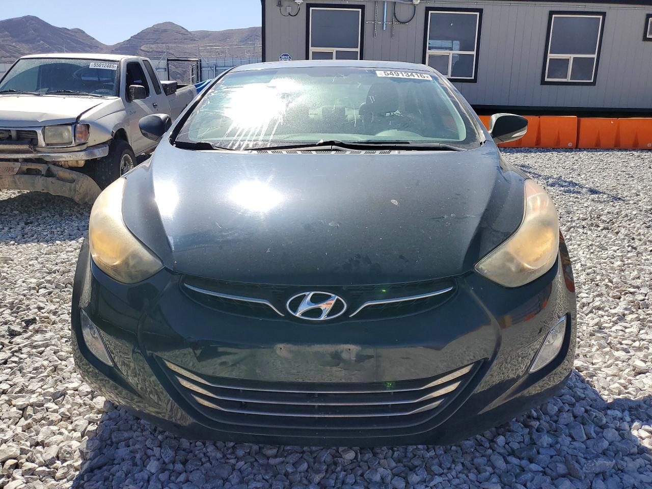 2013 Hyundai Elantra Limited Black vin: KMHDH4AEXDU914696