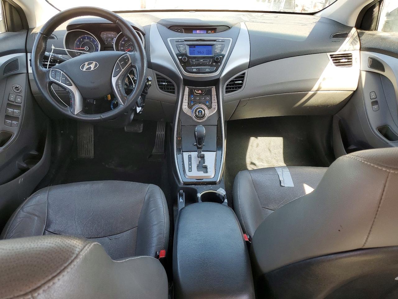 2013 Hyundai Elantra Limited Black vin: KMHDH4AEXDU914696