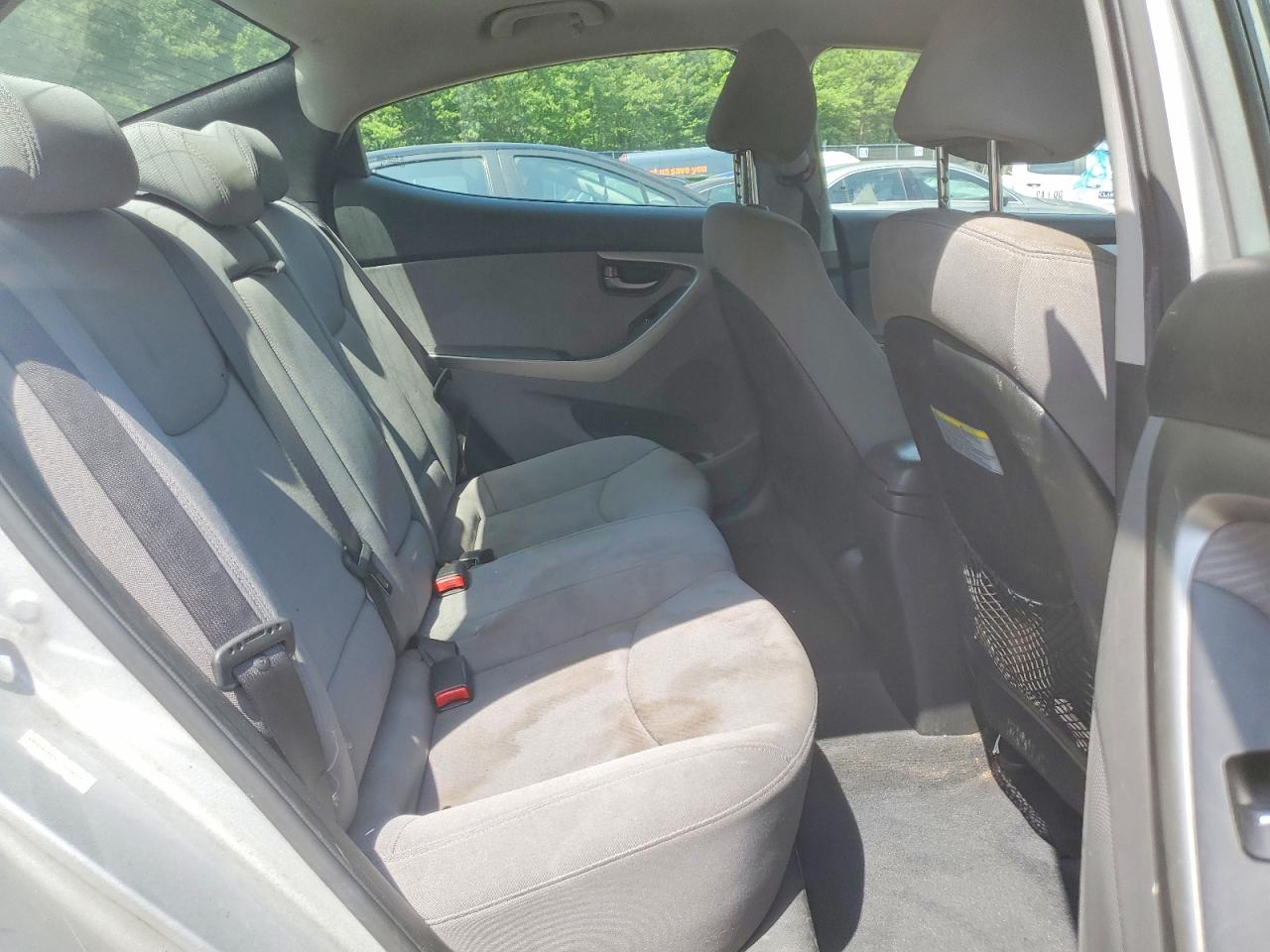 2013 Hyundai Elantra Gls Silver vin: KMHDH4AEXDU923429