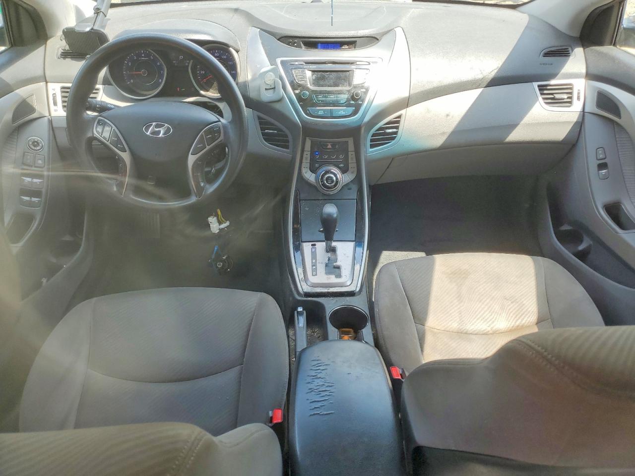 2013 Hyundai Elantra Gls Silver vin: KMHDH4AEXDU923429