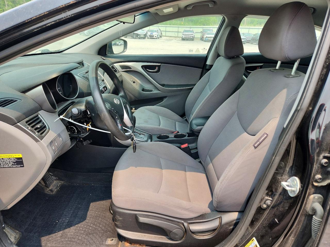 2013 Hyundai Elantra Gls Black vin: KMHDH4AEXDU923642