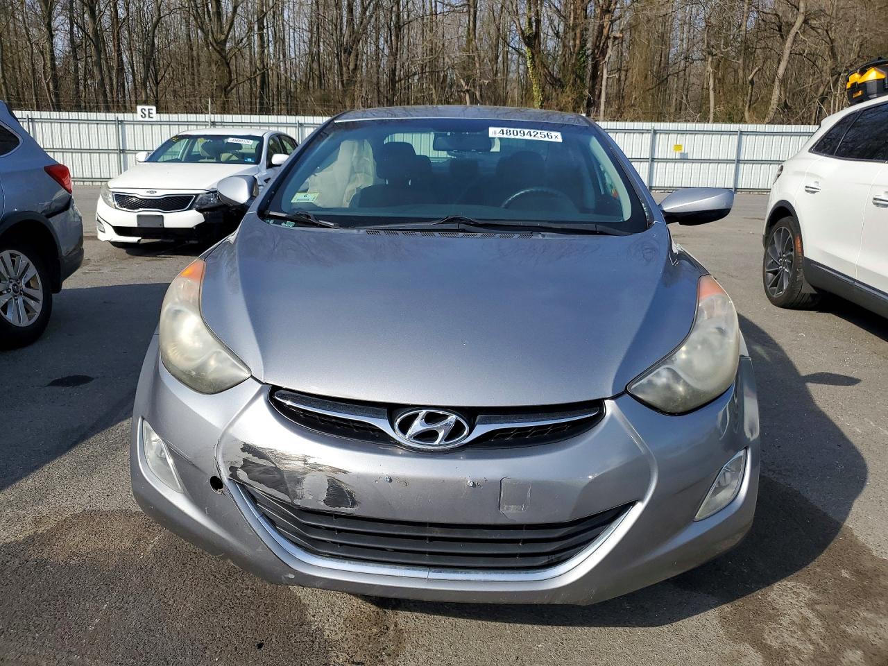 2013 Hyundai Elantra Gls Gray vin: KMHDH4AEXDU928047