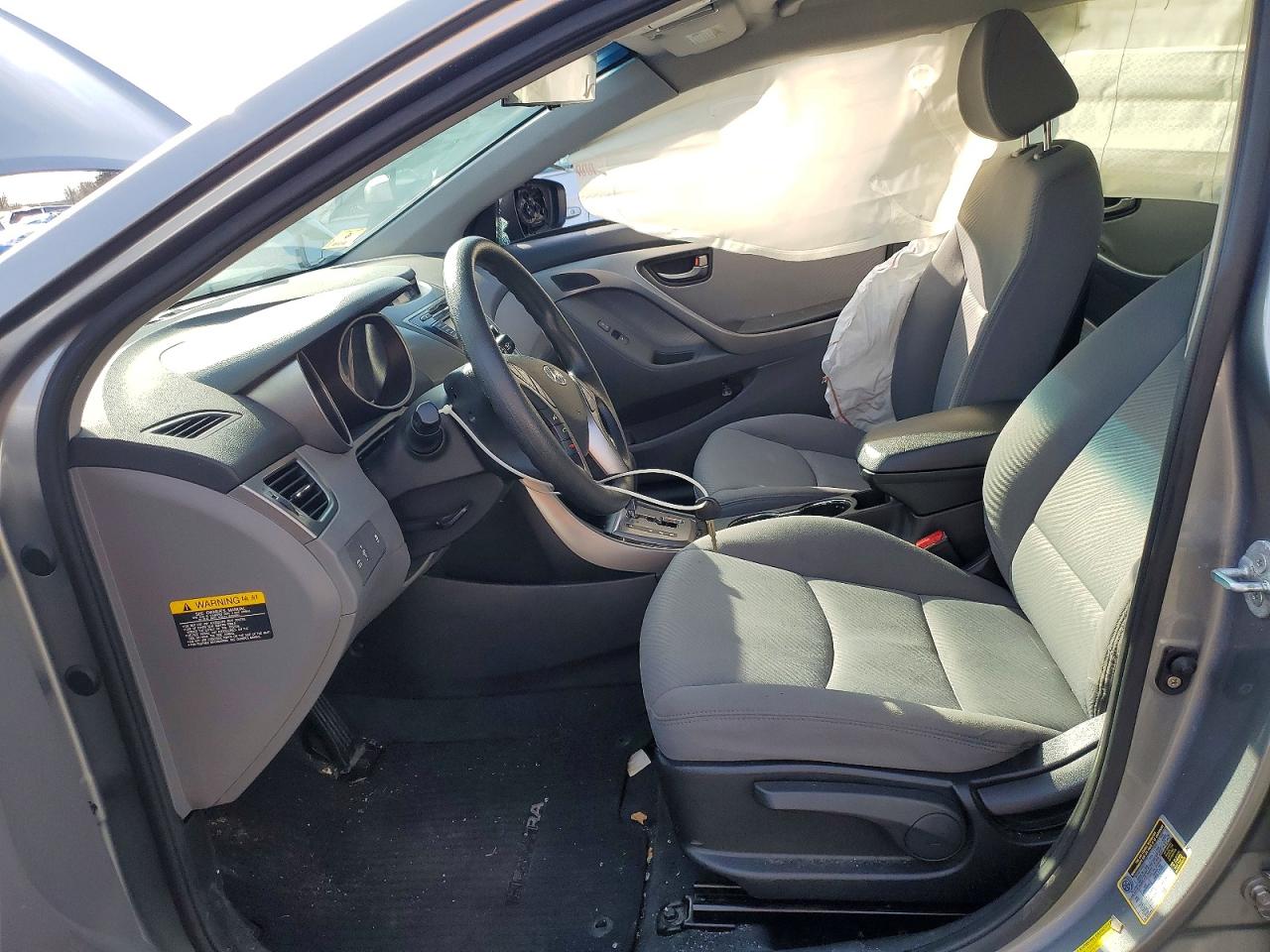 2013 Hyundai Elantra Gls Gray vin: KMHDH4AEXDU928047