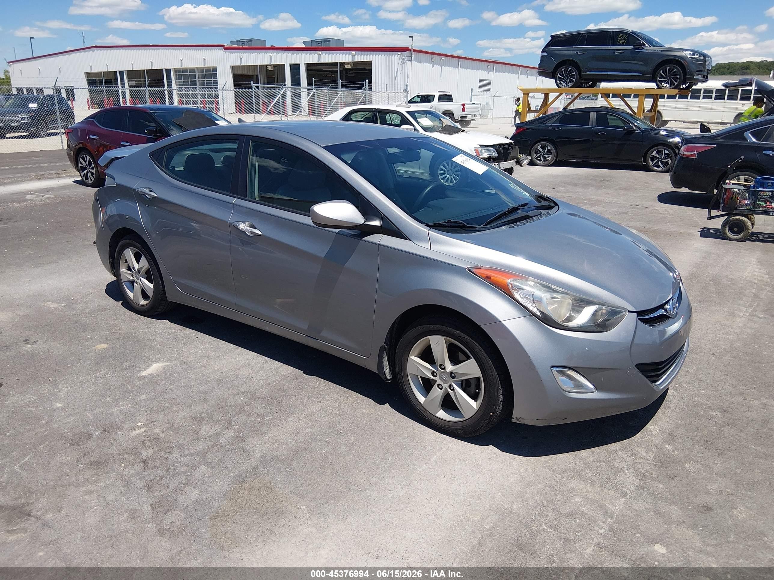 2013 Hyundai Elantra Gls Silver vin: KMHDH4AEXDU942093