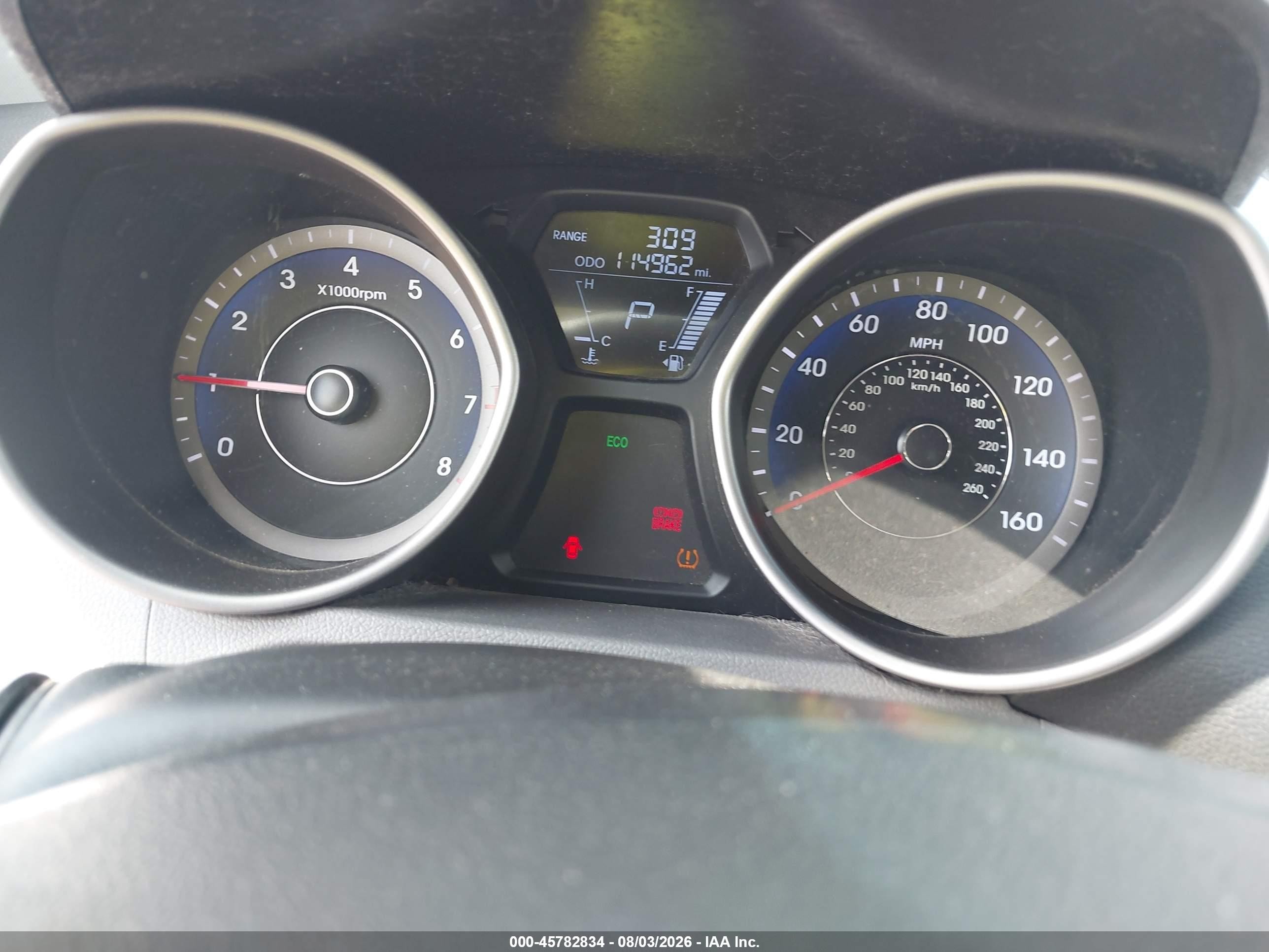 2013 Hyundai Elantra Gls Red vin: KMHDH4AEXDU942613