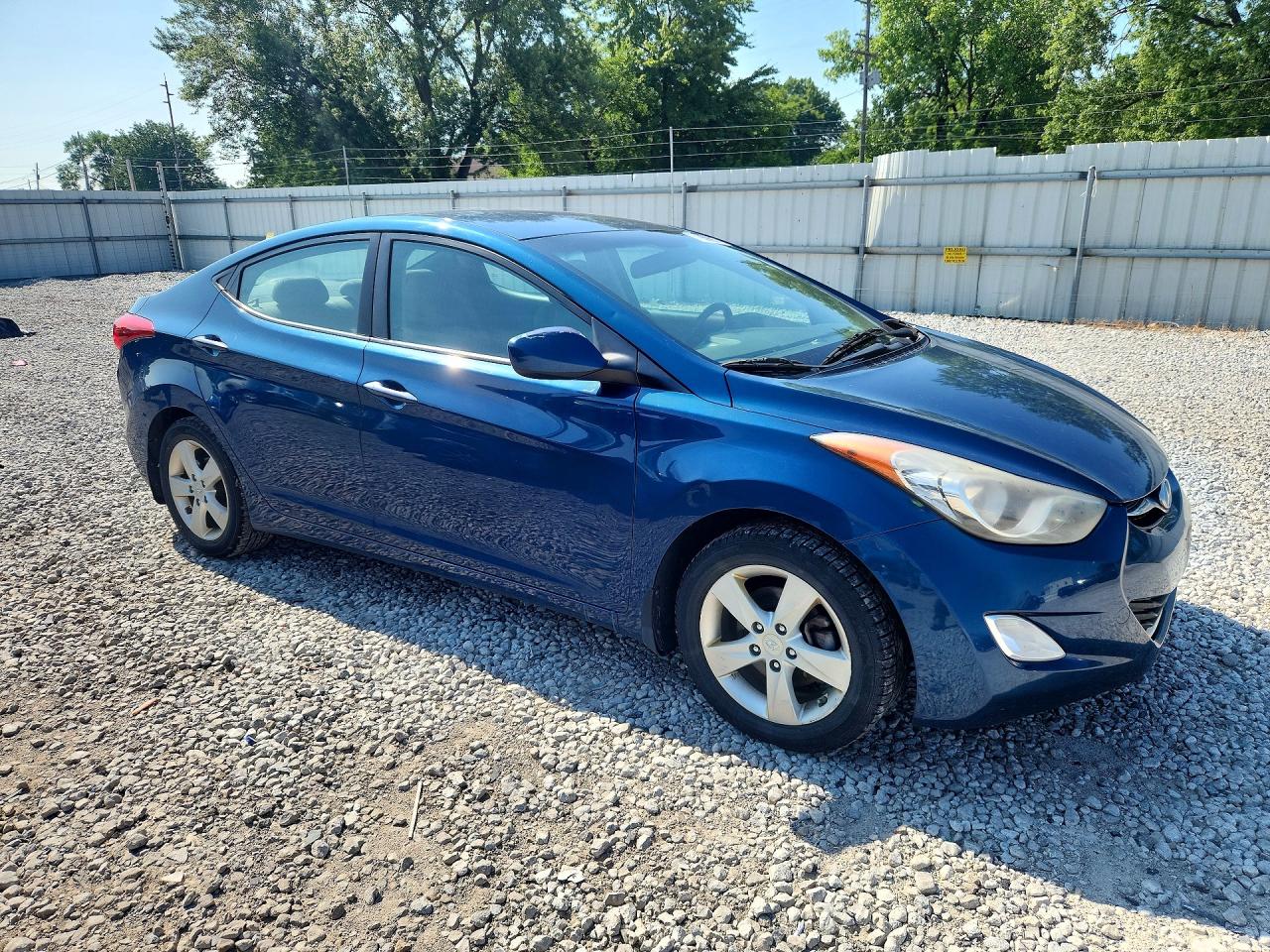 2013 Hyundai Elantra Gls Blue vin: KMHDH4AEXDU973151