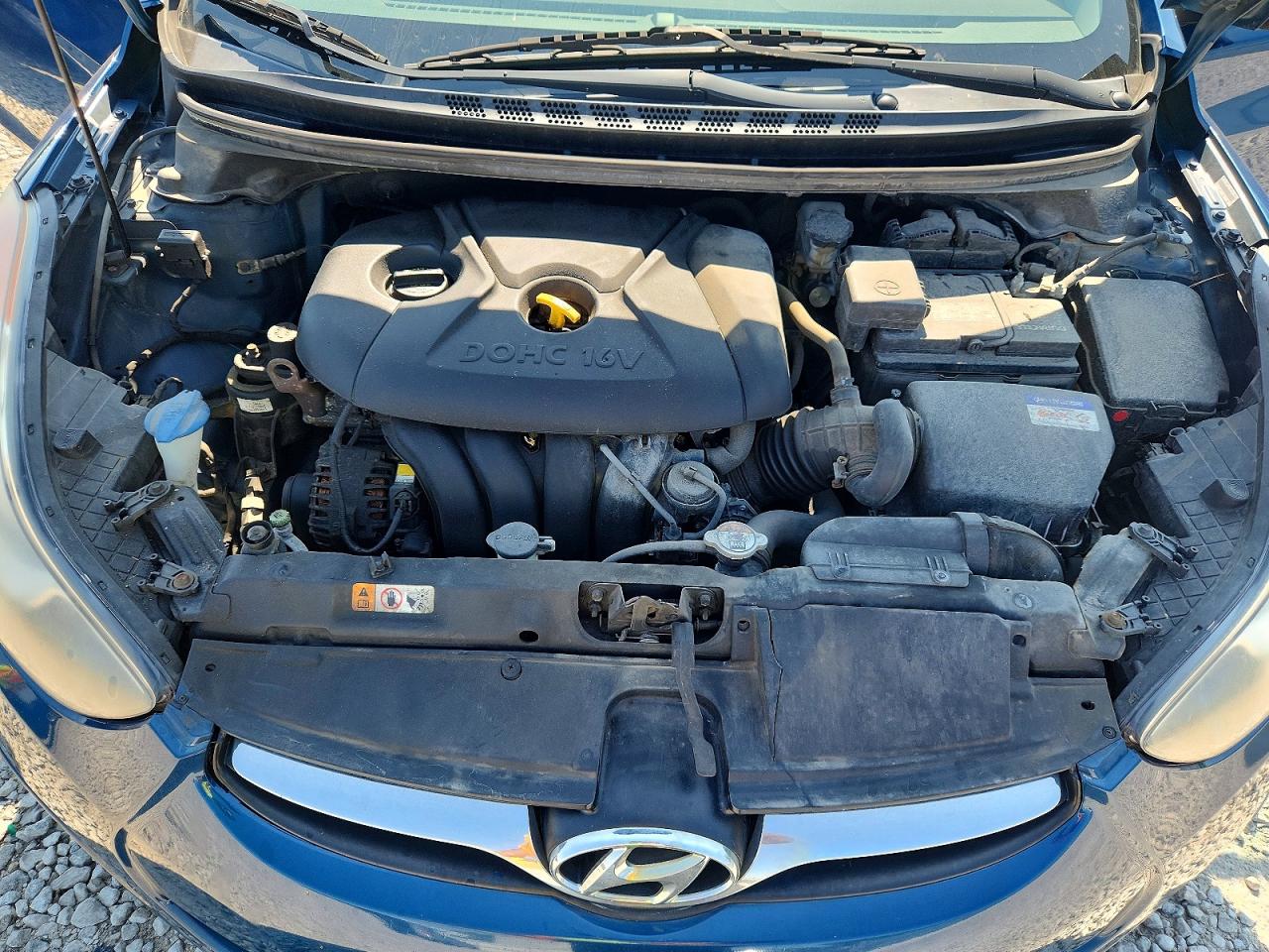 2013 Hyundai Elantra Gls Blue vin: KMHDH4AEXDU973151