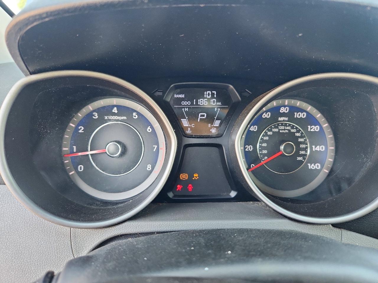 2013 Hyundai Elantra Gls Blue vin: KMHDH4AEXDU973151