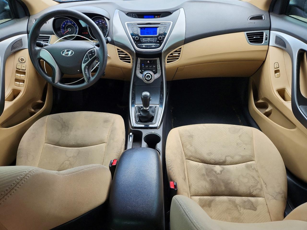 2013 Hyundai Elantra Gls Черный vin: KMHDH4AEXDU983646